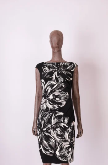 Vestido Ralph Lauren Estampa P&B 44
