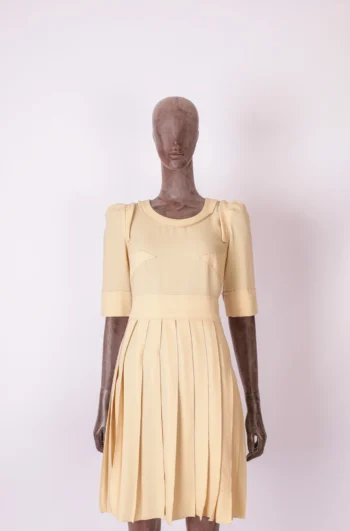 Vestido Sonia By Sonia Rykiel Amarelo 100% Lã 38