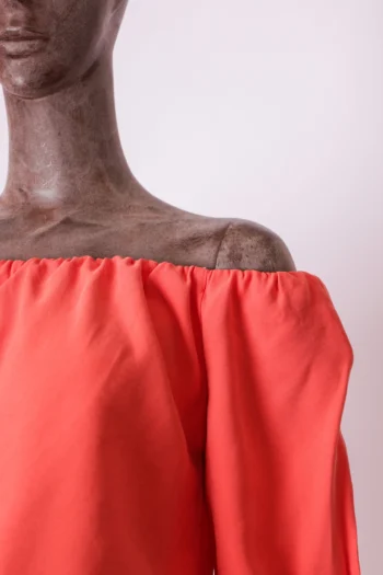 Alternative view of Blusa Le Lis Blanc Ciganinha Coral P
