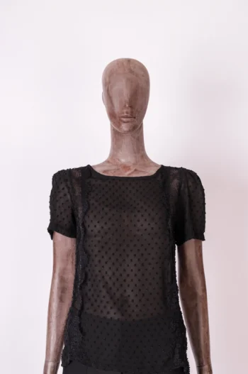 Blusa Maria Filó Chiffon Preta P