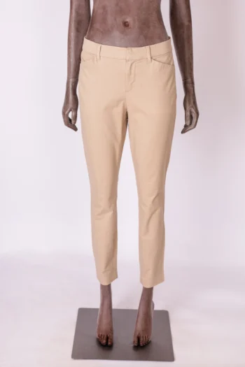 Calça GAP Skinny Em Sarja Caqui 38