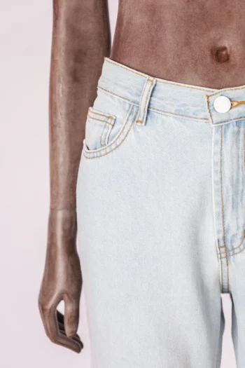 Alternative view of Calça Jeans Reta Cantão Clara 38