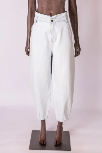 Calça Jeans Shoulder Baggy Lavagem Clara 44