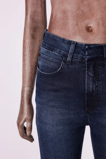 Alternative view of Calça Jeans Skinny A Cantão Comfort Escura 38