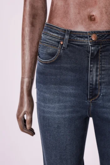 Alternative view of Calça Jeans Skinny A Cantão Comfort Escura 38