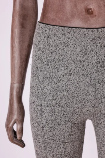 Alternative view of Calça Legging Zara Basic Cinza Mesclada Preta PP