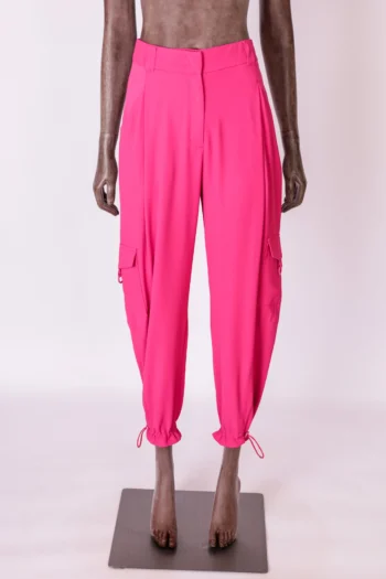 Calça Shoulder Jogger Bolso Cargo Pink 34