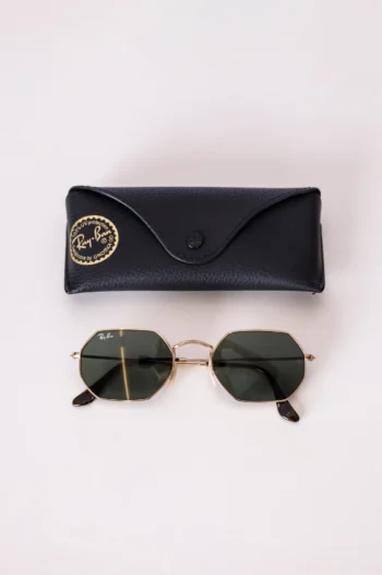 Óculos Ray Ban Octagonal Lente Verde RB3556N
