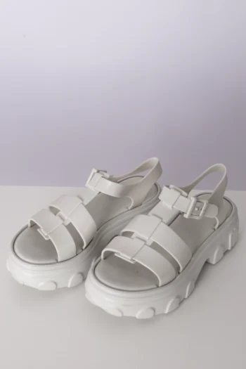 Sandália Melissa Ella Plataforma Off White 38