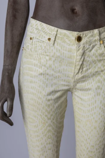 Alternative view of Calça Alphorria Estampada Off White e Verde 34