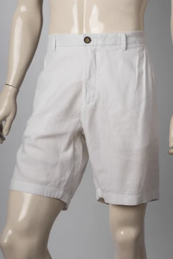 Bermuda Masculina Reserva Linho Branca 46