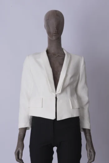 Blazer Karen Millen Alfaiataria Reto Off White P
