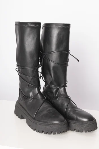 Bota Arezzo Tratorada Cano Longo Preta 39