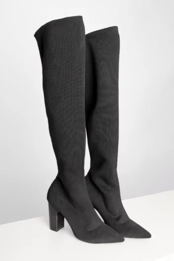 Bota Cano Alto Arezzo Estilo Meia 39