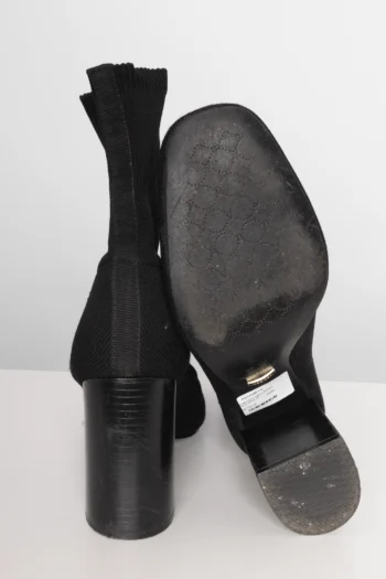 Alternative view of Bota Cano Médio Arezzo Estilo Meia 39