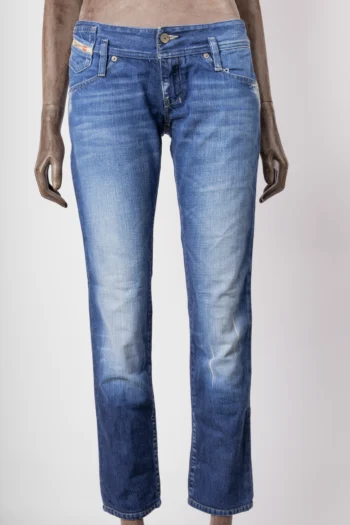 Calça Diesel Cintura Baixa Azul P