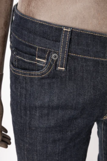 Alternative view of Calça Jeans 7 For All Mankind Azul Marinho Bootcut 28