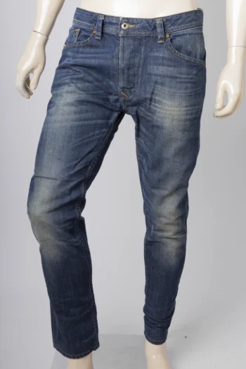 Calça Jeans Diesel Masculina Detalhe Botões Escura 41