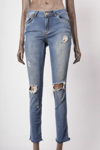 Calça Jeans Skinny Anselmi Denim Rasgos 38