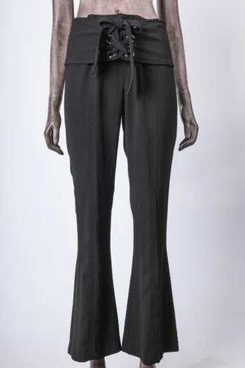 Calça Le Lis Blanc com Amarração Reta Preta 36