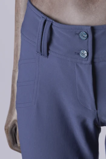 Alternative view of Calça Seiki Slim Flare Alfaiataria Azul 38