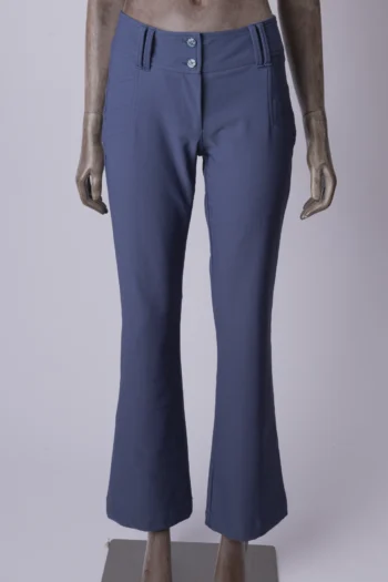 Calça Seiki Slim Flare Alfaiataria Azul 38