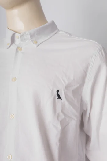 Alternative view of Camisa Masculina Reserva Oxford Branca GG