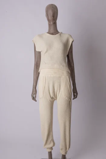 Conjunto Texturizado Adriana Praça Off- White 36