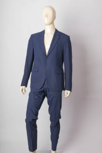 Terno Zara Slim Tailorino Blazer + Calça Azul 42