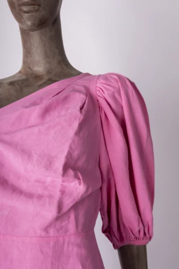 Alternative view of Vestido Colcci Curto Manga Nula Bufante Rosa PP