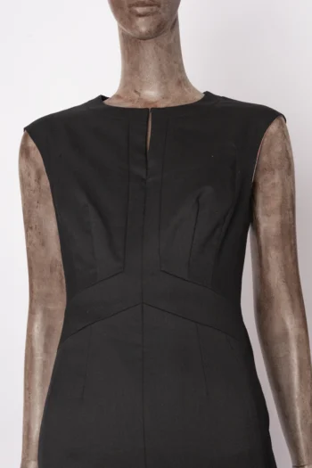 Alternative view of Vestido Ted Baker Midi Alfaiataria Lápis Preto P
