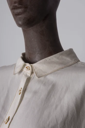 Alternative view of Camisa Colcci Manga Bufante Pesponto Off White G