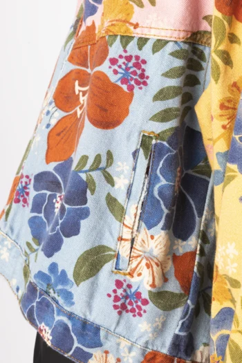 Alternative view of Jaqueta Farm Oversized Flores e Cores M