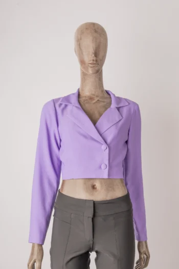Blazer Aurore Cropped Roxo P