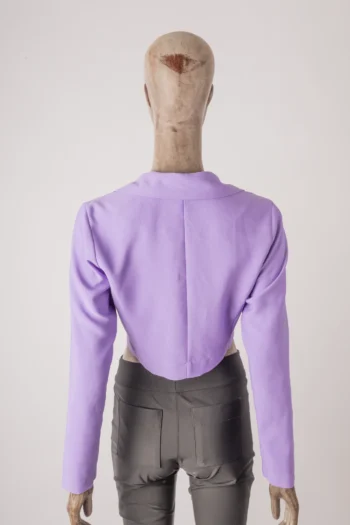 Alternative view of Blazer Aurore Cropped Roxo P
