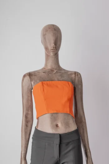 Cropped ByNV Tatiana Corset Laranja P