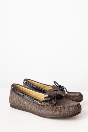 Mocassim Michael Kors Monograma Marrom 35BR