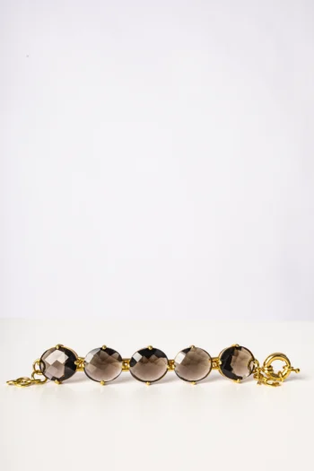 Alternative view of Pulseira de Pedra  Fabrizio Giannone Marrom e Dourada