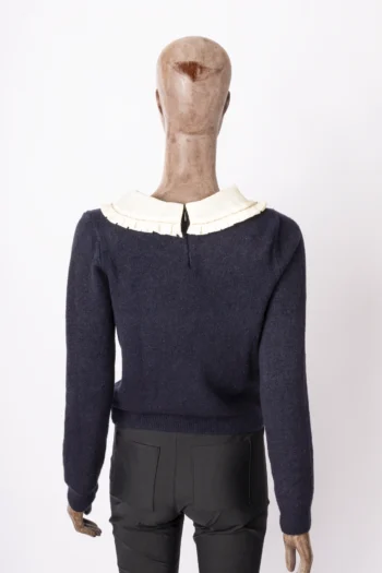 Alternative view of Sueter Zara Gola Peter Pan Azul Marinho P