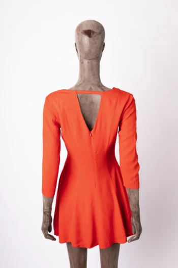 Alternative view of Vestido Armani Exchange Curto Manga 3/4 Vermelho PP