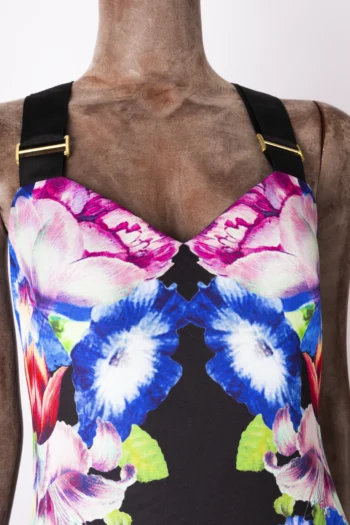 Alternative view of Vestido Ted Baker Midi Estampado Maxi Flores Preto P