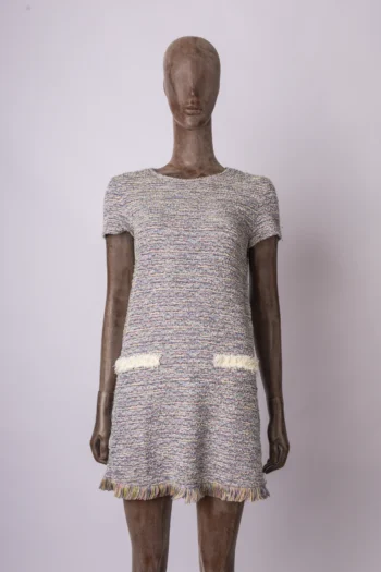 Vestido Zara Trafaluc Curto Tramas Coloridas P