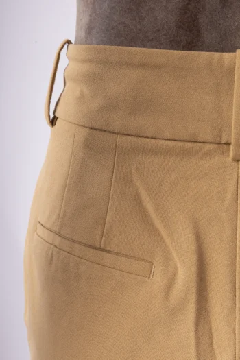 Alternative view of Calça Zara Alfaiataria Bolso Faca Caqui M