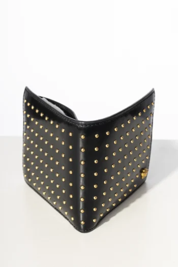 Alternative view of Carteira Versace Studded Medusa Preta