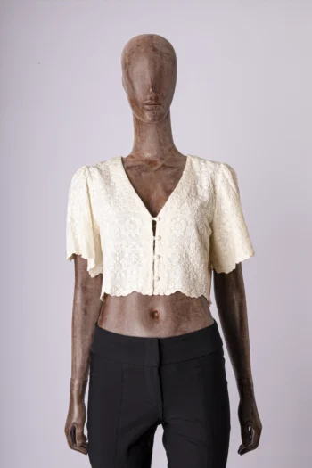 Cropped em Laise Carol Bassi Branco 38