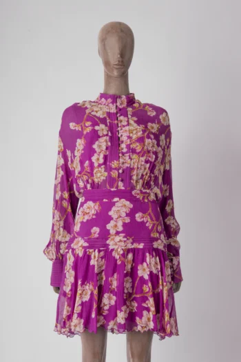 Vestido Com Top Fabulous Agilitá Roxo Estampado 42