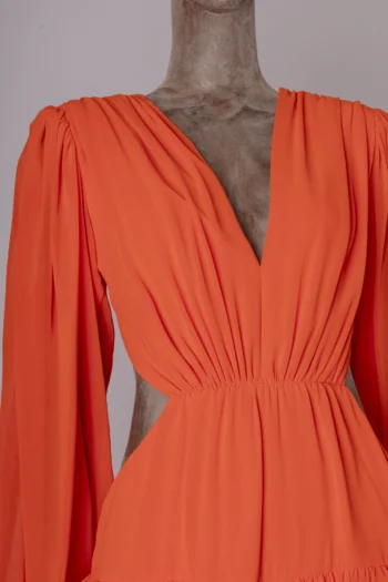 Alternative view of Vestido Fabulous Agilitá Coral Cut-Out 38