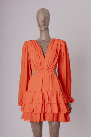 Vestido Fabulous Agilitá Coral Cut-Out 38