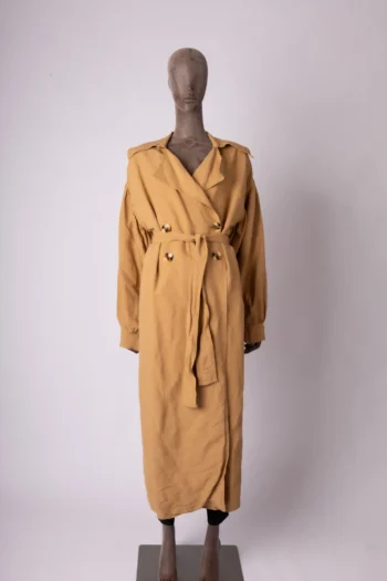 Trench Coat L'Cecci Manga Bufante Caqui P