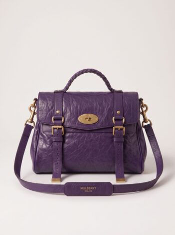 BOLSA MULBERRY ROXA CARTEIRO